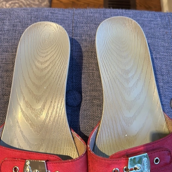 Dr Scholls red sandals in 7 - Picture 5 of 9